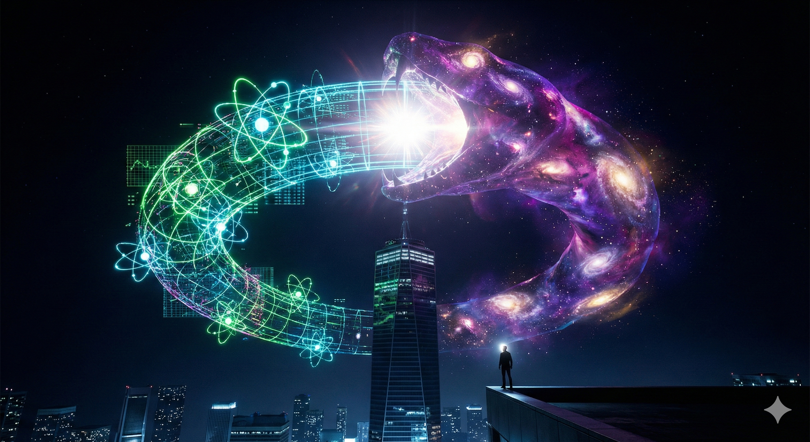 The Ouroboros Loop From Multiverse To Quarks